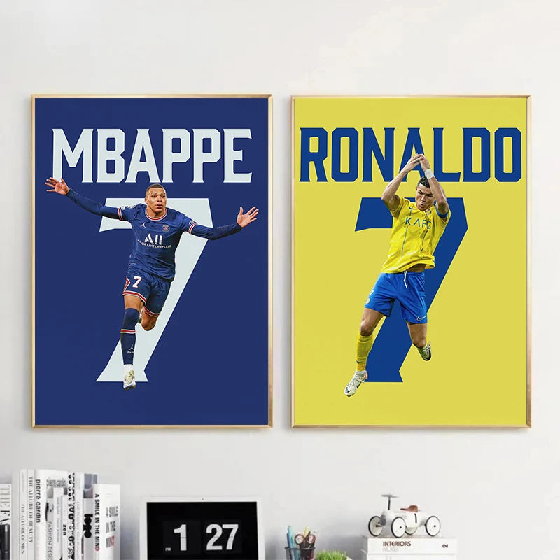 Soccer Stars Canvas Prints