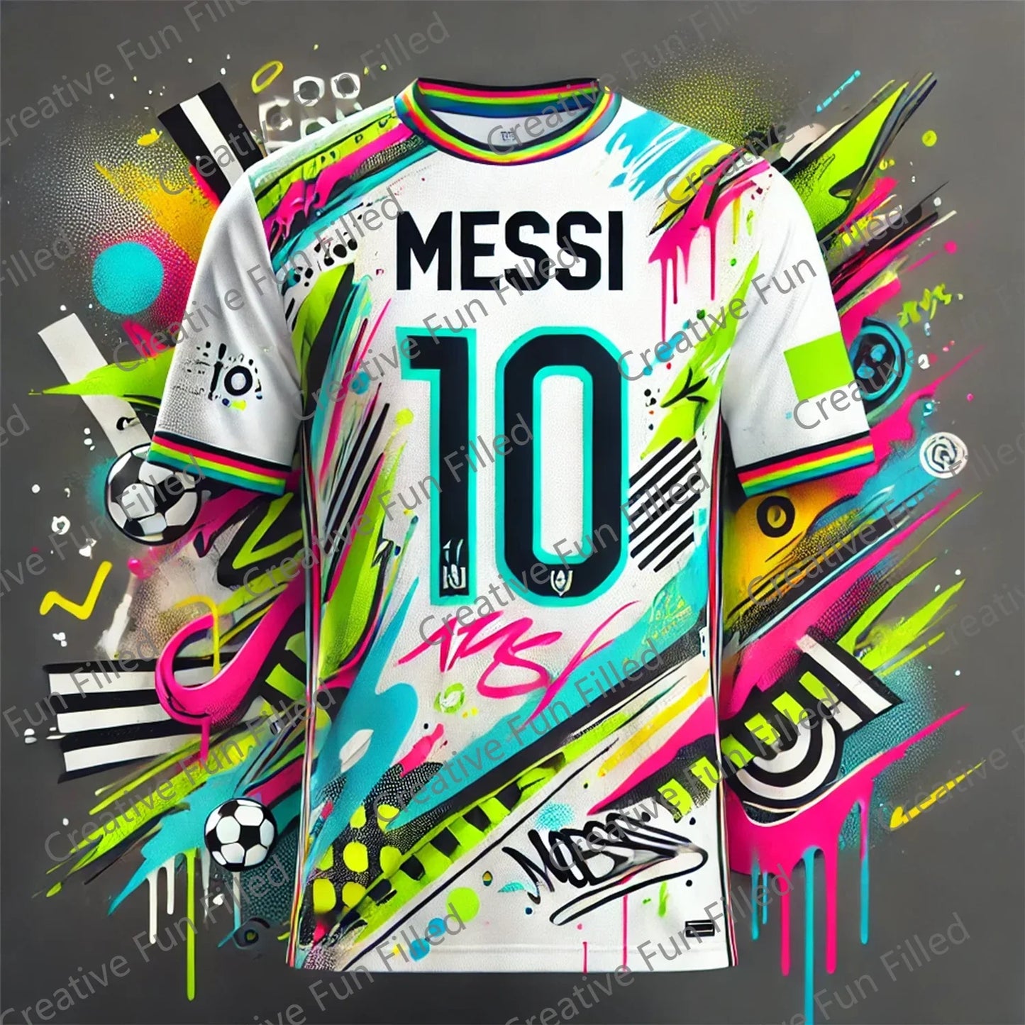 Street Graffiti Soccer Jersey