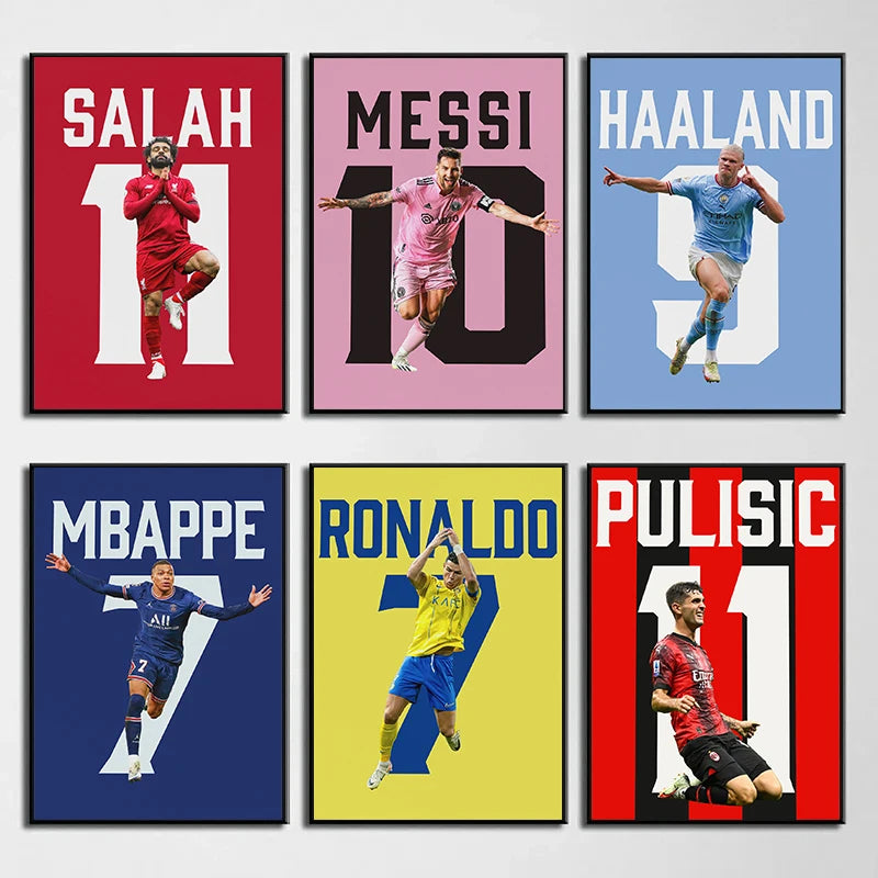 Soccer Stars Canvas Prints