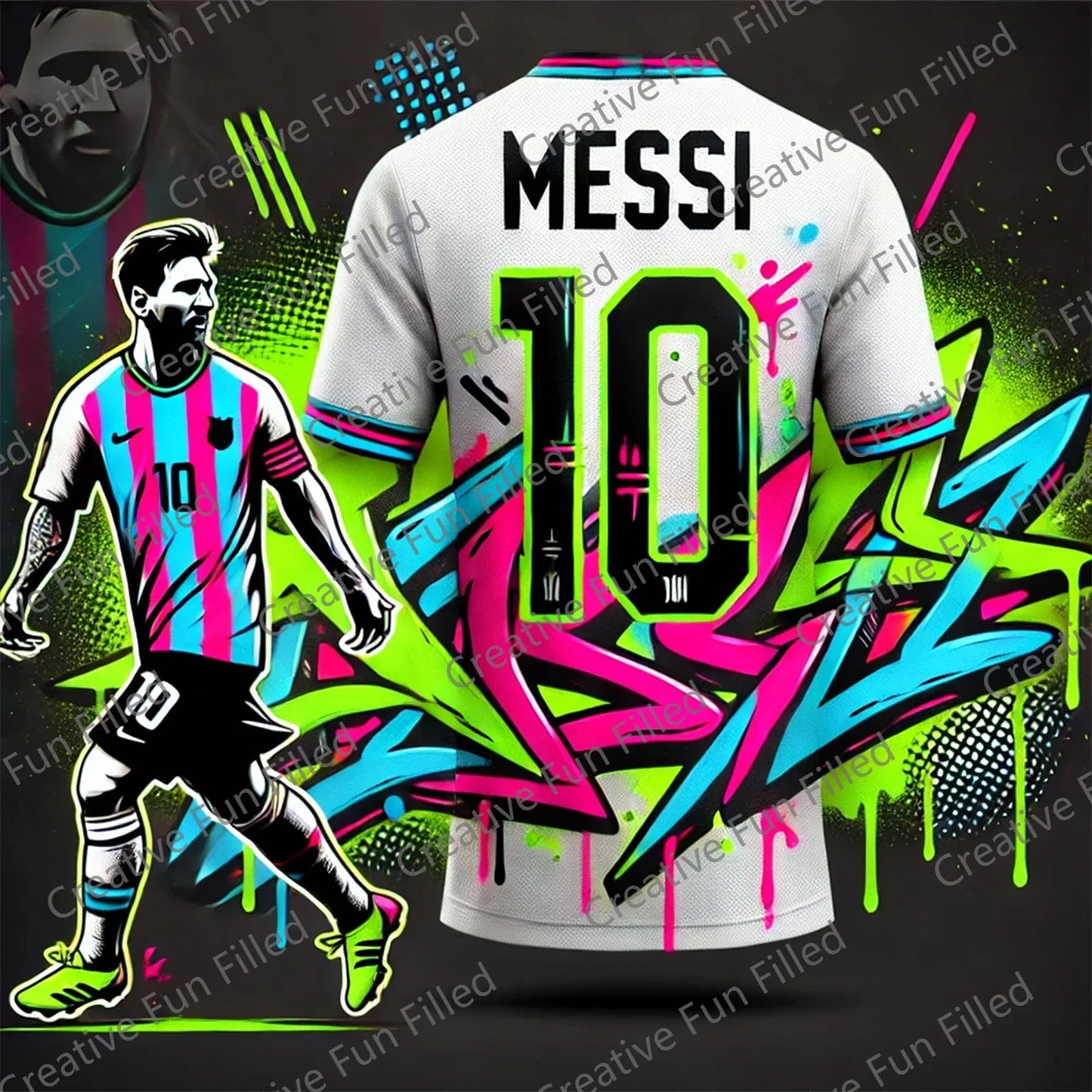 Street Graffiti Soccer Jersey