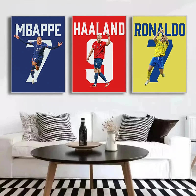 Soccer Stars Canvas Prints