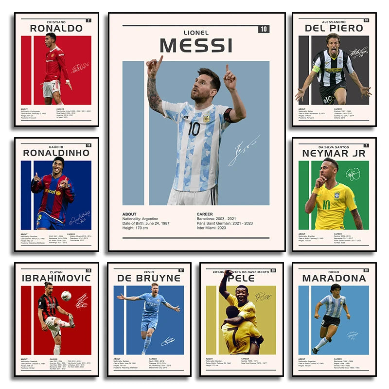 Iconic Soccer Canvas Prints